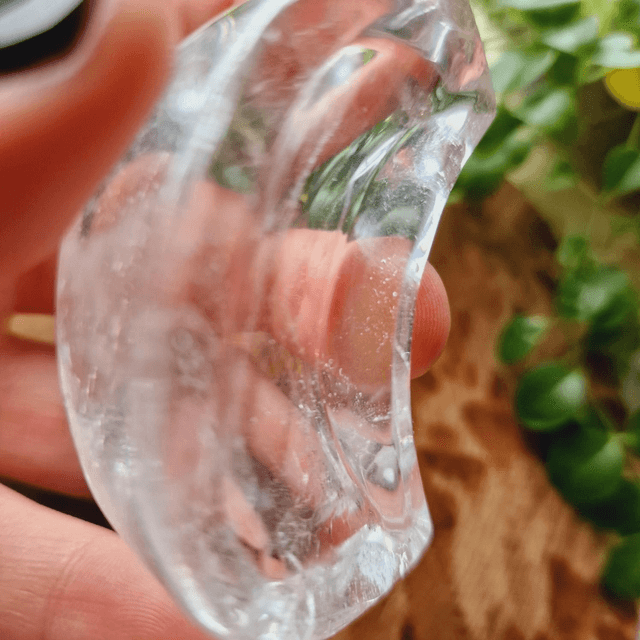 Clear Quartz Moon Bowl 