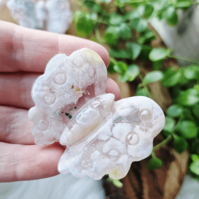 Flower Agate Butterfly 