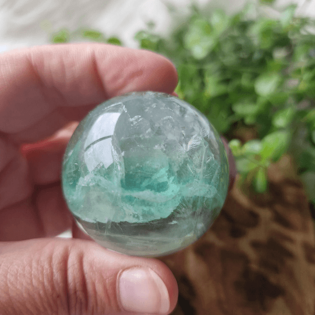 Fluorite sphere
