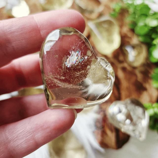 Citrine small heart 