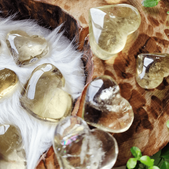 Citrine small heart 