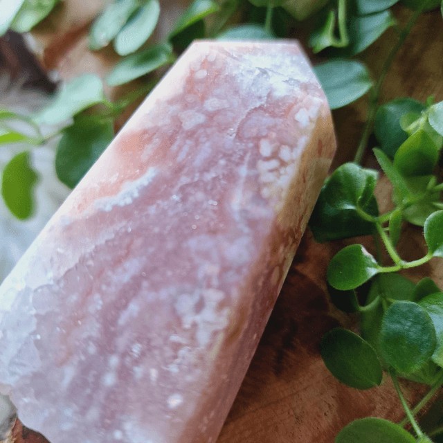 Pink Amethyst point 