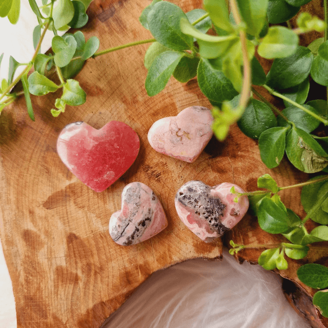 Rhodochrosite Small Heart