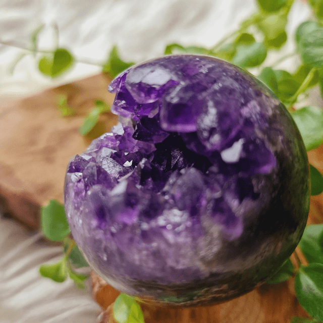 Amethyst Geode Sphere 247g