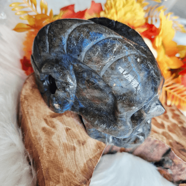 Labradorite ram skull 1100g 