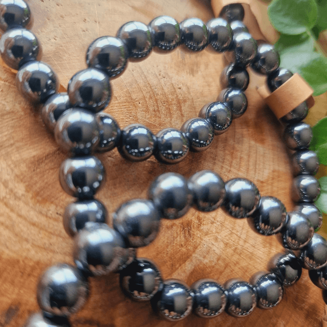 Hematite Beaded Bracelet 