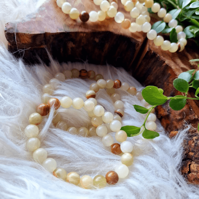 Afghan Jade 8mm Beaded Bracelet 