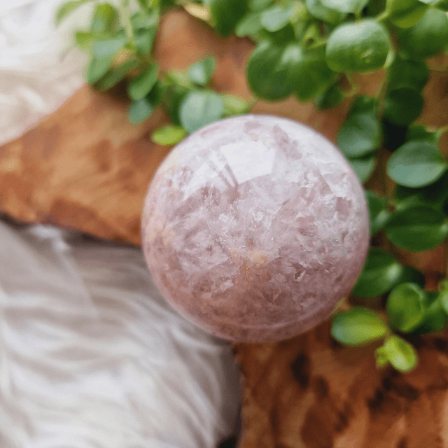 Pink Amethyst Sphere - G 205g 