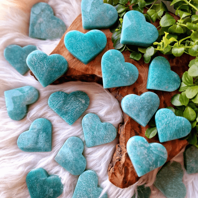 Amazonite Heart