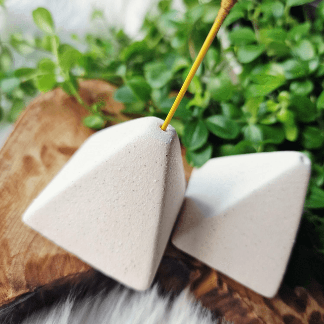 Pyramid incense stick holder