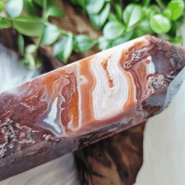 Red Moss Agate Point 463g