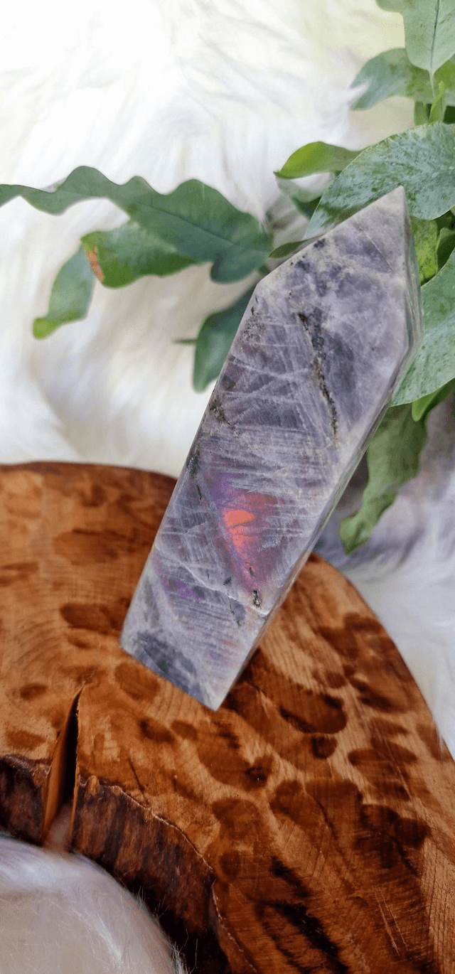 Labradorite tower 4 sided 