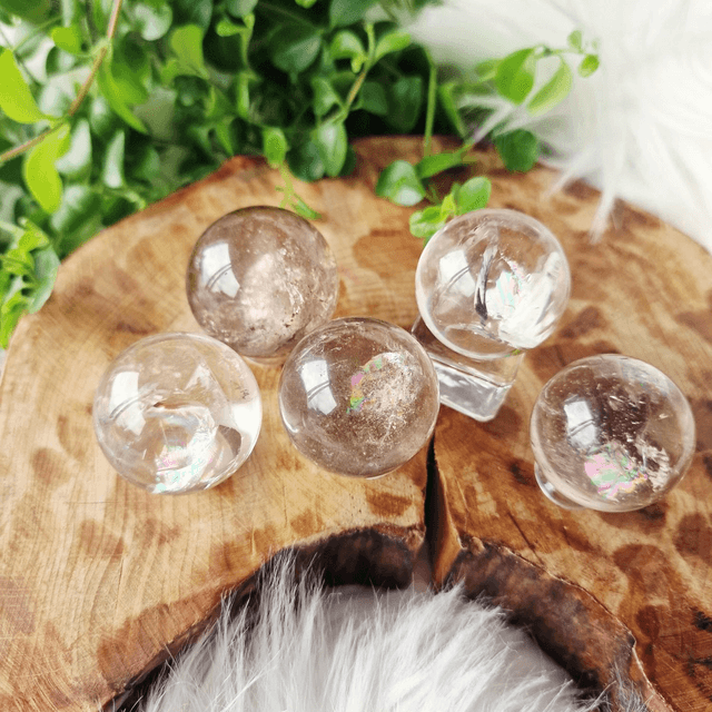 Smokey Quartz small sphere (light coloured)