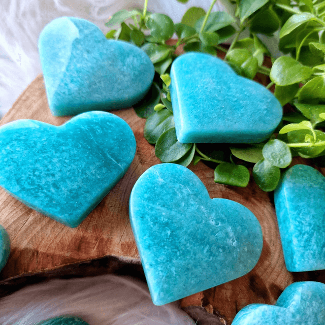 Amazonite Heart