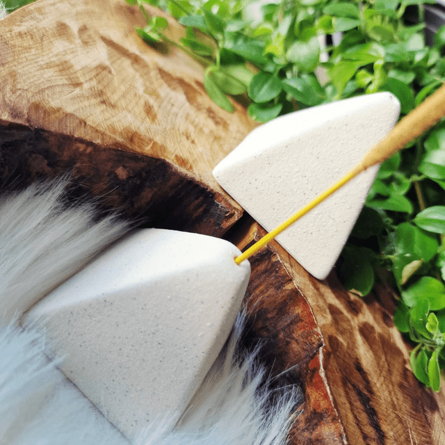 Pyramid incense stick holder