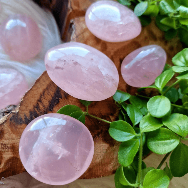 Rose Quartz Small Palm