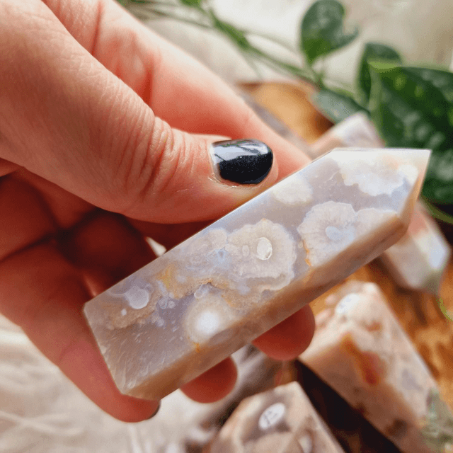 Flower Agate Points 
