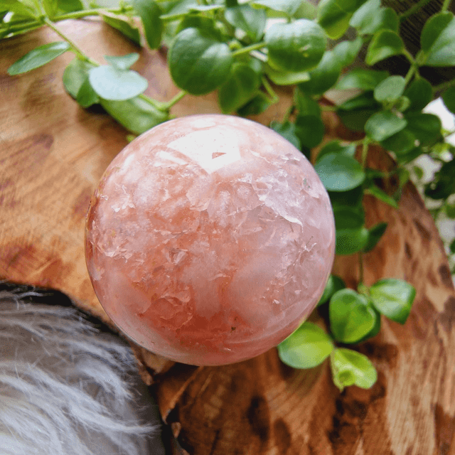 Pink Amethyst Small Sphere - A 88g