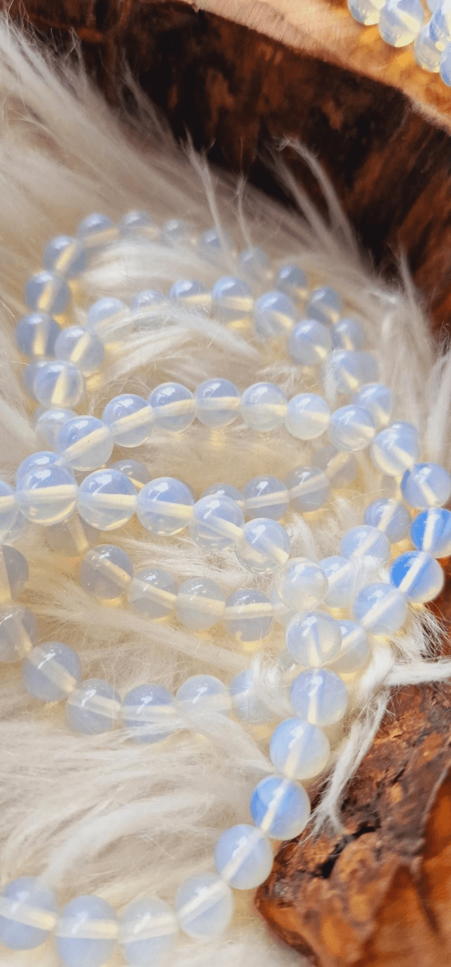 Opalite Beaded Bracelet (Man-made)