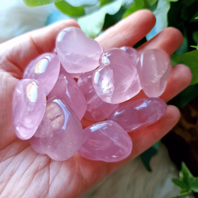 Rose Quartz Small Heart