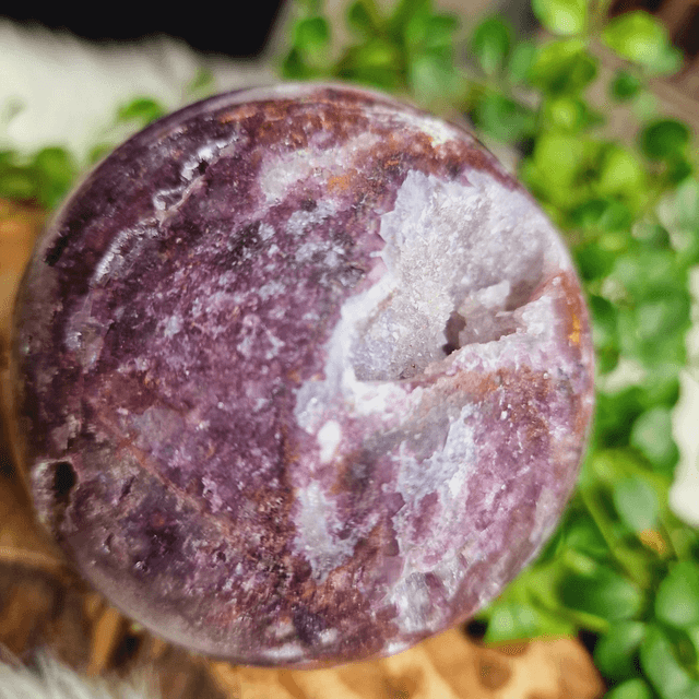 Purple Sphalerite Large Sphere 911g