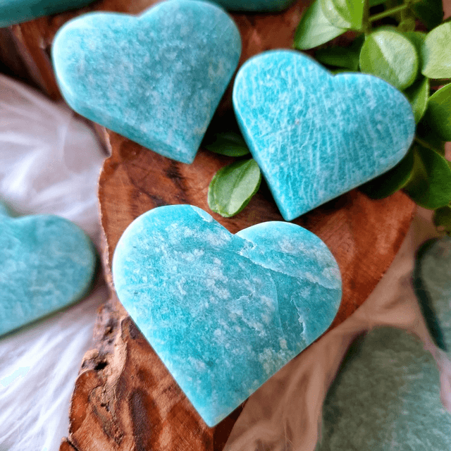 Amazonite Heart