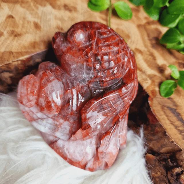 Fire Quartz Gold Fish 336g