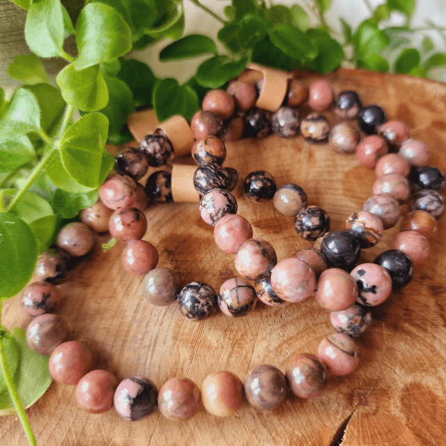 Rhodonite Beaded Bracelet 
