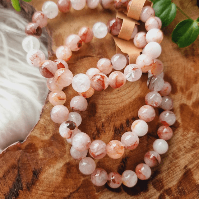 Fire Quartz Beaded Bracelet 