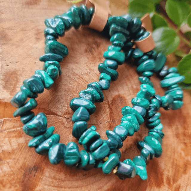 Malachite Chip Bracelet 