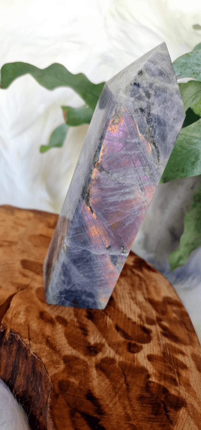 Labradorite tower 4 sided 