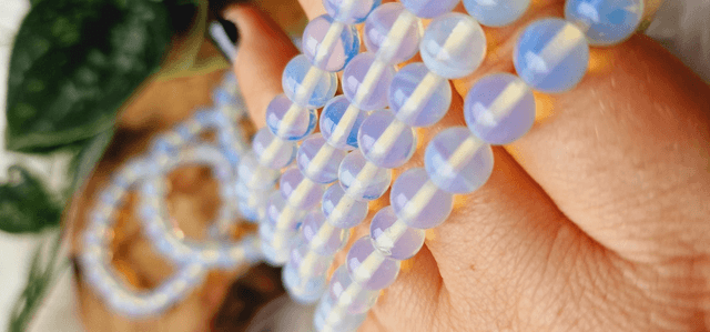 Opalite Beaded Bracelet (Man-made)
