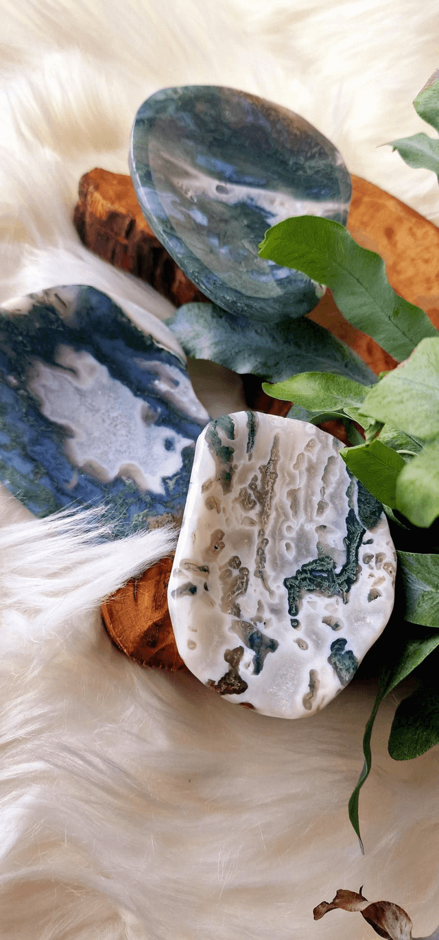 Moss agate Bowl 