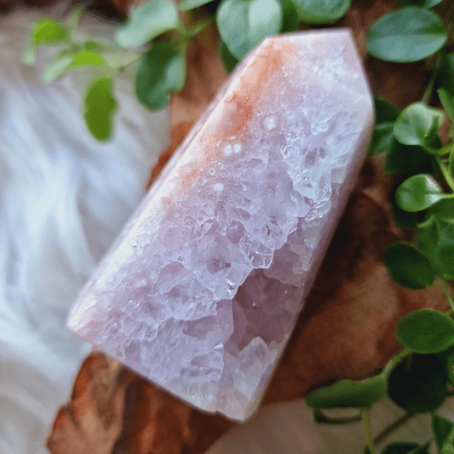 Pink Amethyst point 