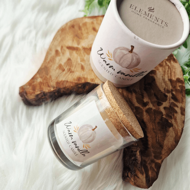 Elements Warm Vanilla Candle 