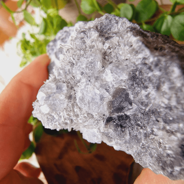 Blue Fluorite & Needle Quartz 90g 