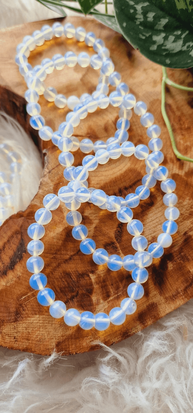 Opalite Beaded Bracelet (Man-made)
