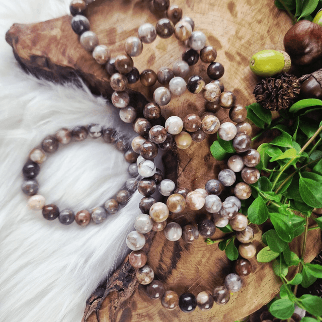 Gobi Agate 10mm beaded bracelet 
