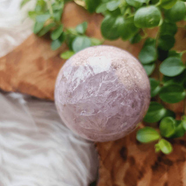 Pink Amethyst Sphere - G 205g 