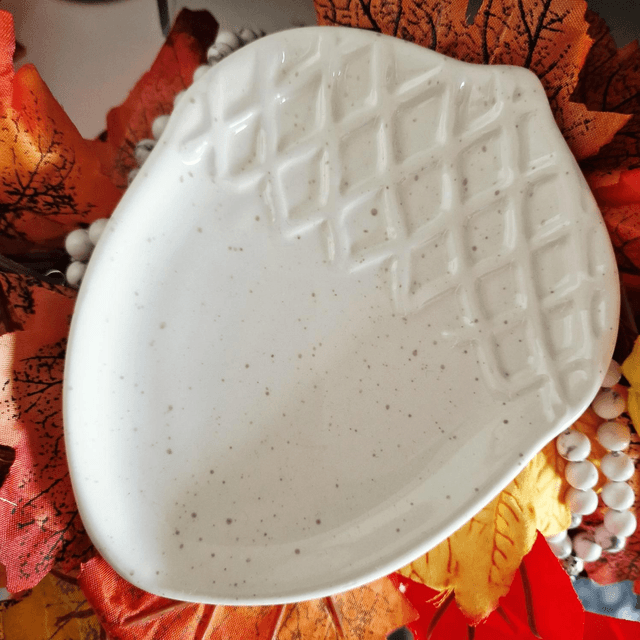 Ceramic Acorn dish 