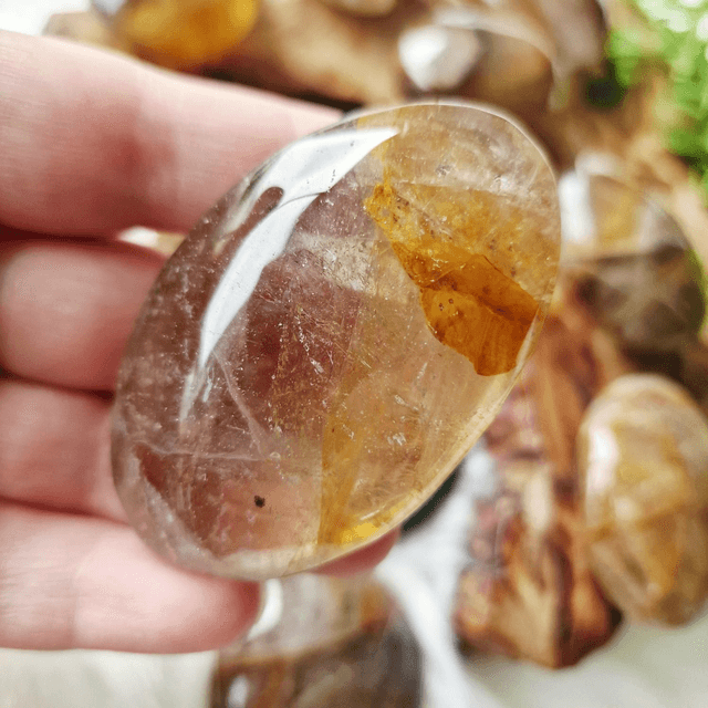Golden Healer Palms Stone
