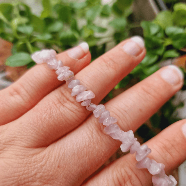 Kunzite Chip Bracelet 