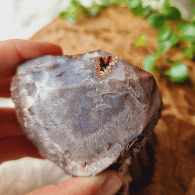 Crazy Lace Agate Part Raw Part Polished Energy Point 304g