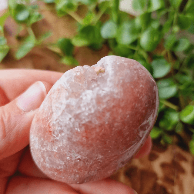 Pink Amethyst Palm with Druzy 
