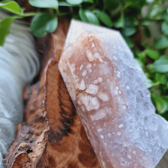 Pink Amethyst point 