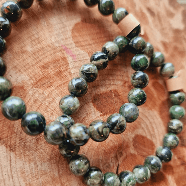Diopside Beaded Bracelet 