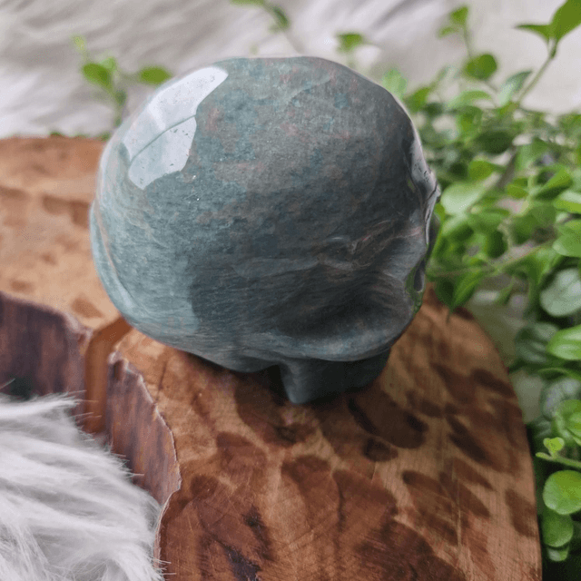 Amazonite skull 