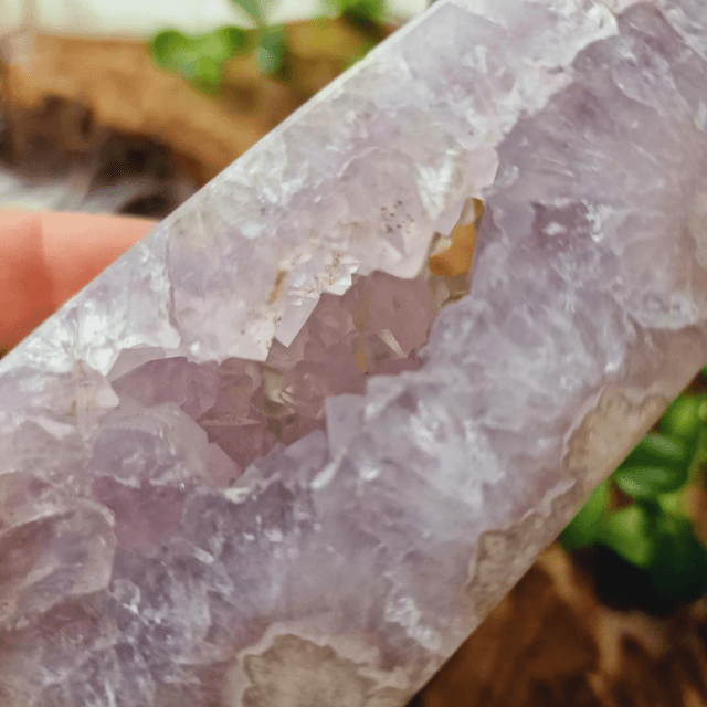 Pink Amethyst, Flower & Amethyst Point 364g