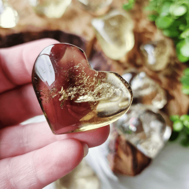 Citrine small heart 