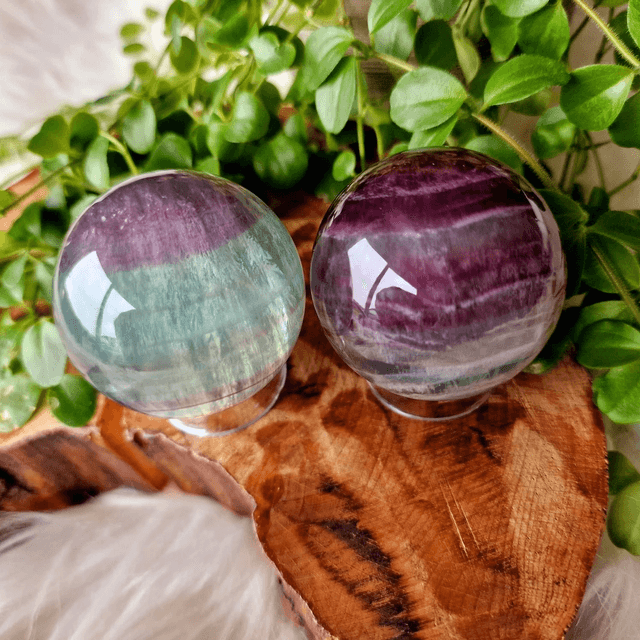 Fluorite sphere - Green 221g